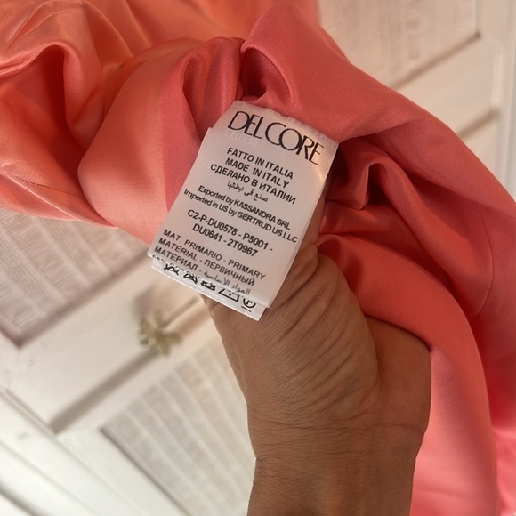Del Core Dress woman Women Peach Dresses NWT size 46 (US 10) - Picture 12 of 12